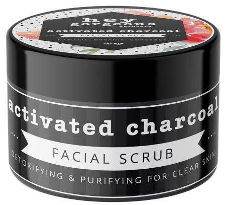 Hey Gorgeous Activated Charcoal Facial Scrub 