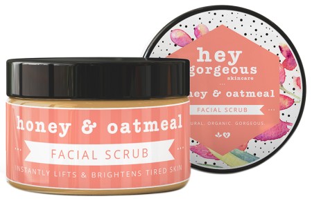 Hey Gorgeous Honey & Oatmeal Facial Scrub