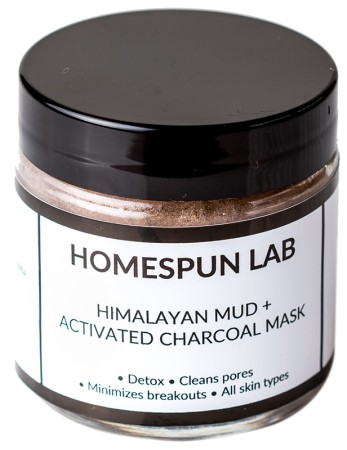 Homespun Lab Himalayan Mud + Activated Charcoal Mask Powder