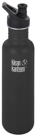Klean Kanteen Classic 27oz Bottle with Sport Cap - Shale Black 