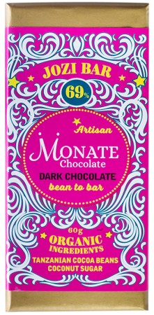 Monate Chocolate Jozi Bar - 69% Single Origin Tanzanian Cocoa