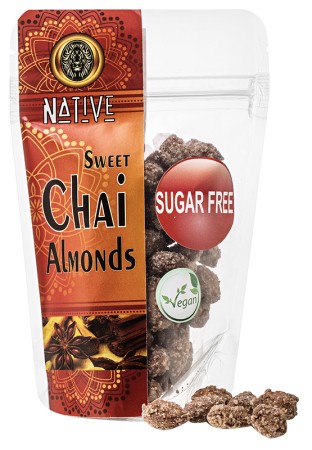 Native Crispy Coated Almonds with Chai Spice 