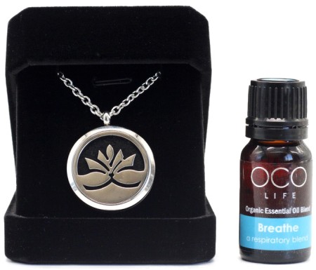 Organico by Oco Life Diffuser Pendant Lily with Breathe Oil Blend 10ml