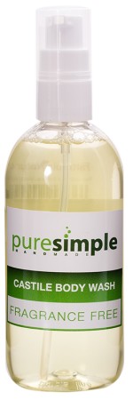 Pure Simple Fragrance-Free Castile Body Wash