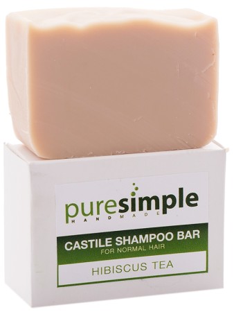 Pure Simple Shampoo Bar Hibiscus Tea