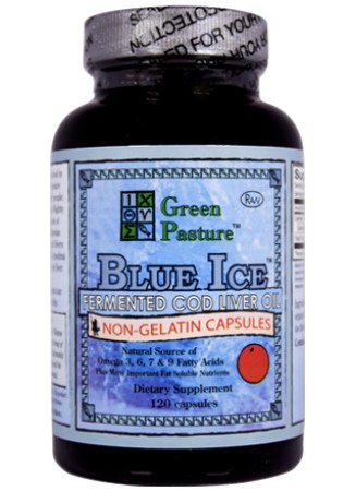 Green Pasture Fermented Cod Liver Oil Capsules - Orange Flavour