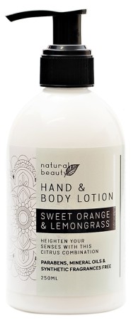 Naturals Beauty Sweet Orange Lotion & Lemongrass