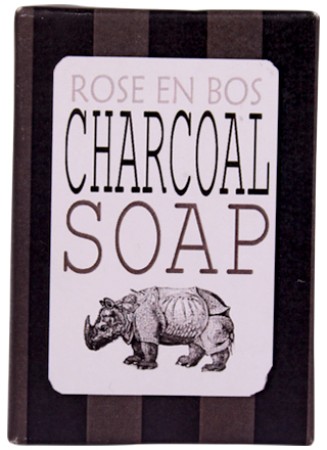 Rose en Bos Activated Charcoal Bar Soap