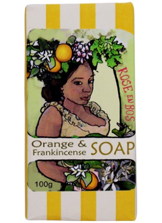 Rose en Bos Orange & Frankincense Soap Bar
