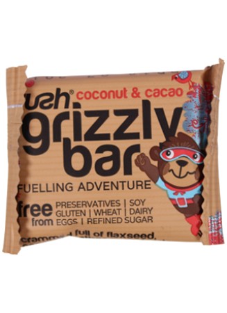 RUSH Kids Grizzly Bar – Coconut & Cacao