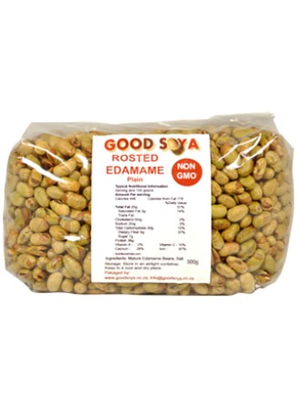 Good Soya Edamame Roasted Non GMO Mature Beans 500g