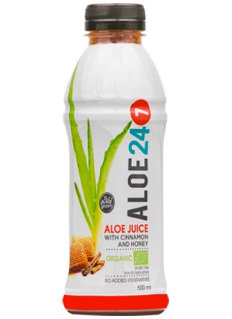 Organic Aloe 24/7 Juice- Cinnamon and Honey			