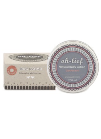 Oh-Lief Grapefruit Natural Body Lotion