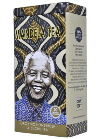 Mandela Tea Organic Honeybush and Buchu Tea in a Tin