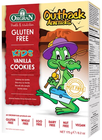 Orgran Outback Animal Vanilla Biscuits