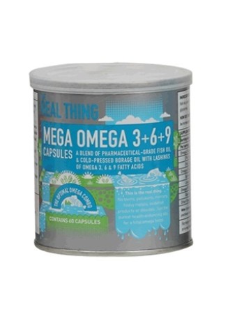 The Real Thing Mega Omega 3+6+9 Capsules