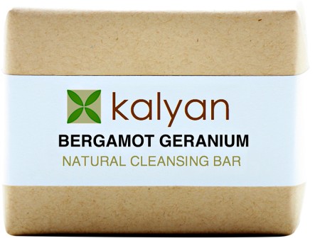 Kalyan Bergamot & Geranium Natural Cleansing Bar
