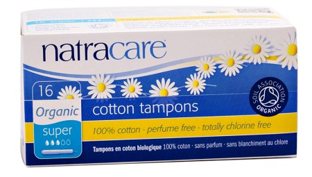 Natracare Organic Cotton Super Applicator Tampons (16)