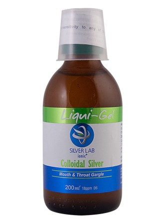 Silverlab Colloidal Silver Liqui-Gel - Mouth & Throat Gargle