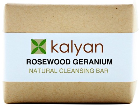 Kalyan Rosewood Geranium Natural Cleansing Bar 