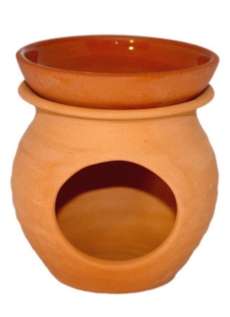 Indalo Plain Terracotta Standard 2-Piece Ceramic Burner