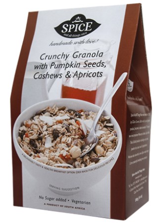 Spice and All Things Nice Granola - Pumpkin Seeds, Cashews & Apricots