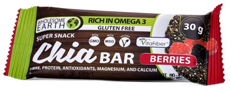 Wholesome Earth Chia Bar Berries