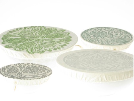 Spaza Dish Cover Set of 4 : Protea Print