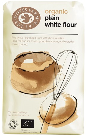Doves Farm Organic Plain White Flour (Stoneground)