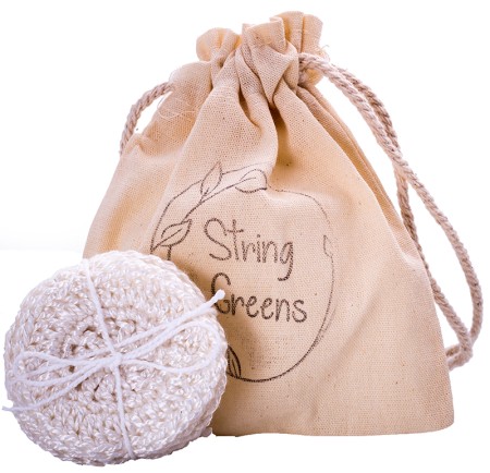 String Greens Reusable Face Rounds - Vanilla