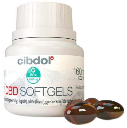 Cibdol CBD Softgel Capsules 4%