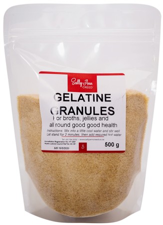 Sally Ann Creed Gelatine