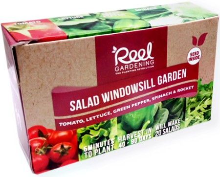 Reel Gardening Salad Windowsill