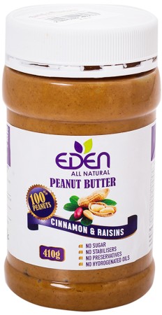 Eden Cinnamon and Raisin Peanut Butter 410g