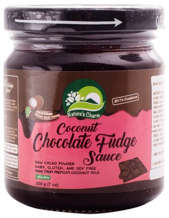 Natures Charm Coconut Chocolate Fudge Sauce