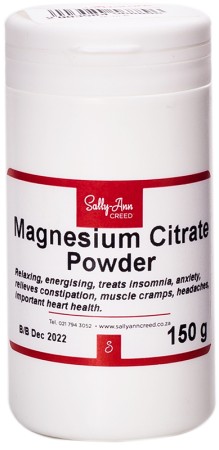 Sally Ann Creed Magnesium Citrate