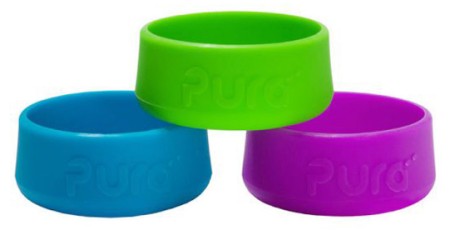 Pura Stainless Steel Bottle Bumpers - 3pack