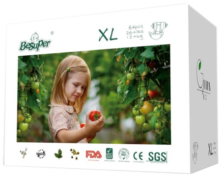 BeSuper® Green Eco Size X-Large (12+kg)