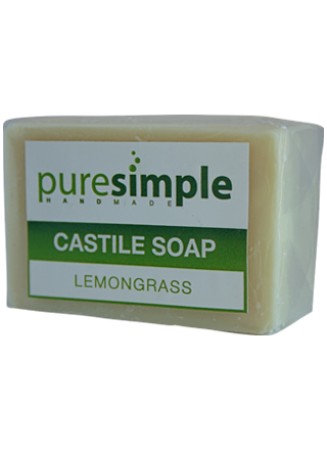Pure Simple Lemongrass Castile Soap 