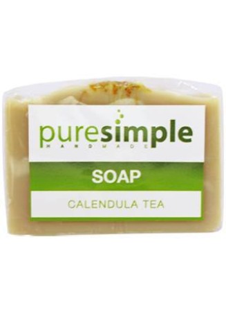 Pure Simple Calendula Tea Soap (Fragrance-Free)