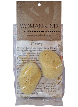 Woman-Kind Menstrual Sponges Pack of 2 (Small & Medium)