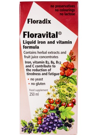 Floradix Floravital Liquid Iron Gluten Free