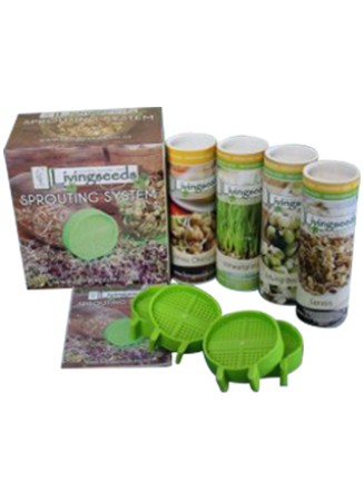 Livingseeds Heirloom Sprouting Kit