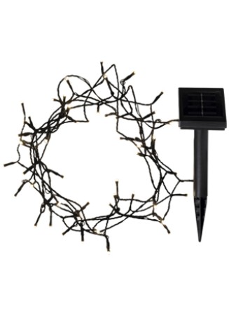 Solar Green Solar Fairy Lights - White