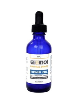 Elixinol Hemp CBD Oil 100mg - Natural 