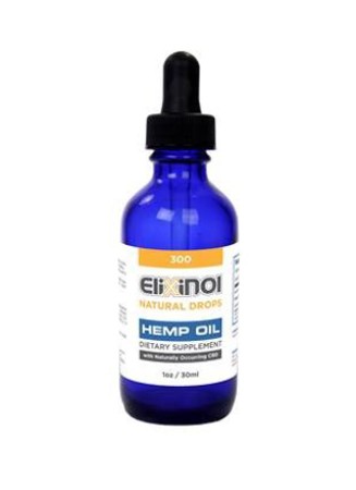 Elixinol Hemp CBD Oil 300mg - Natural