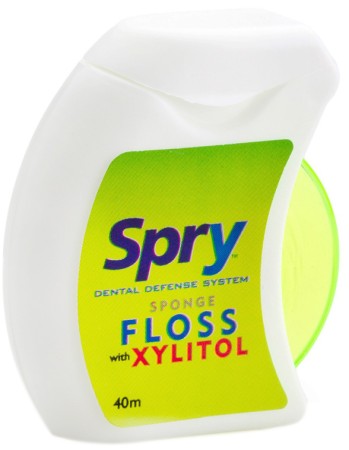 Spry Sponge Floss with Xylitol