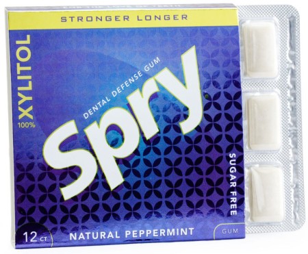 Spry Xylitol Gum - Peppermint