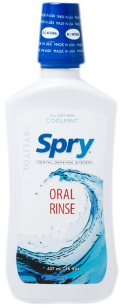 Spry Xylitol Oral Rinse - Cool Mint