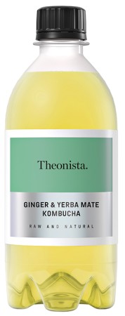 Theonista Ginger Maté Kombucha, 500ml